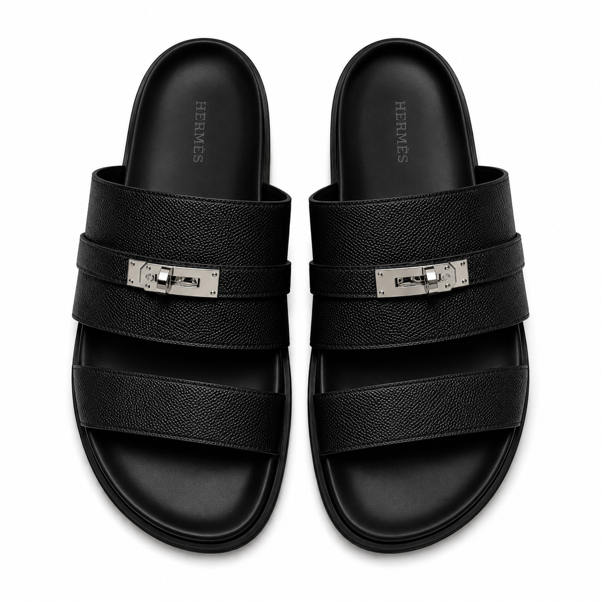 HER JACKSON BLACK SANDALES