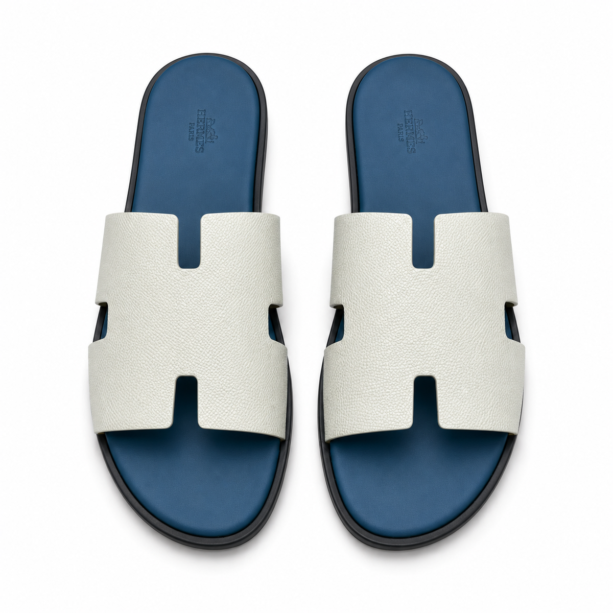 HER NAVY SANDALES