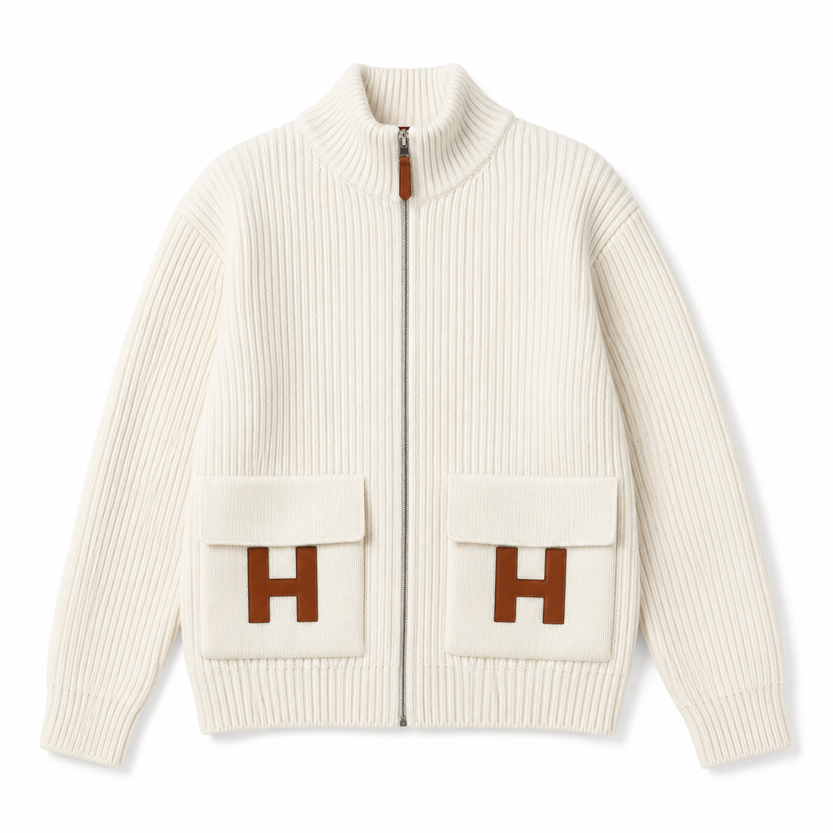 HÈR WHITE ZIP UP