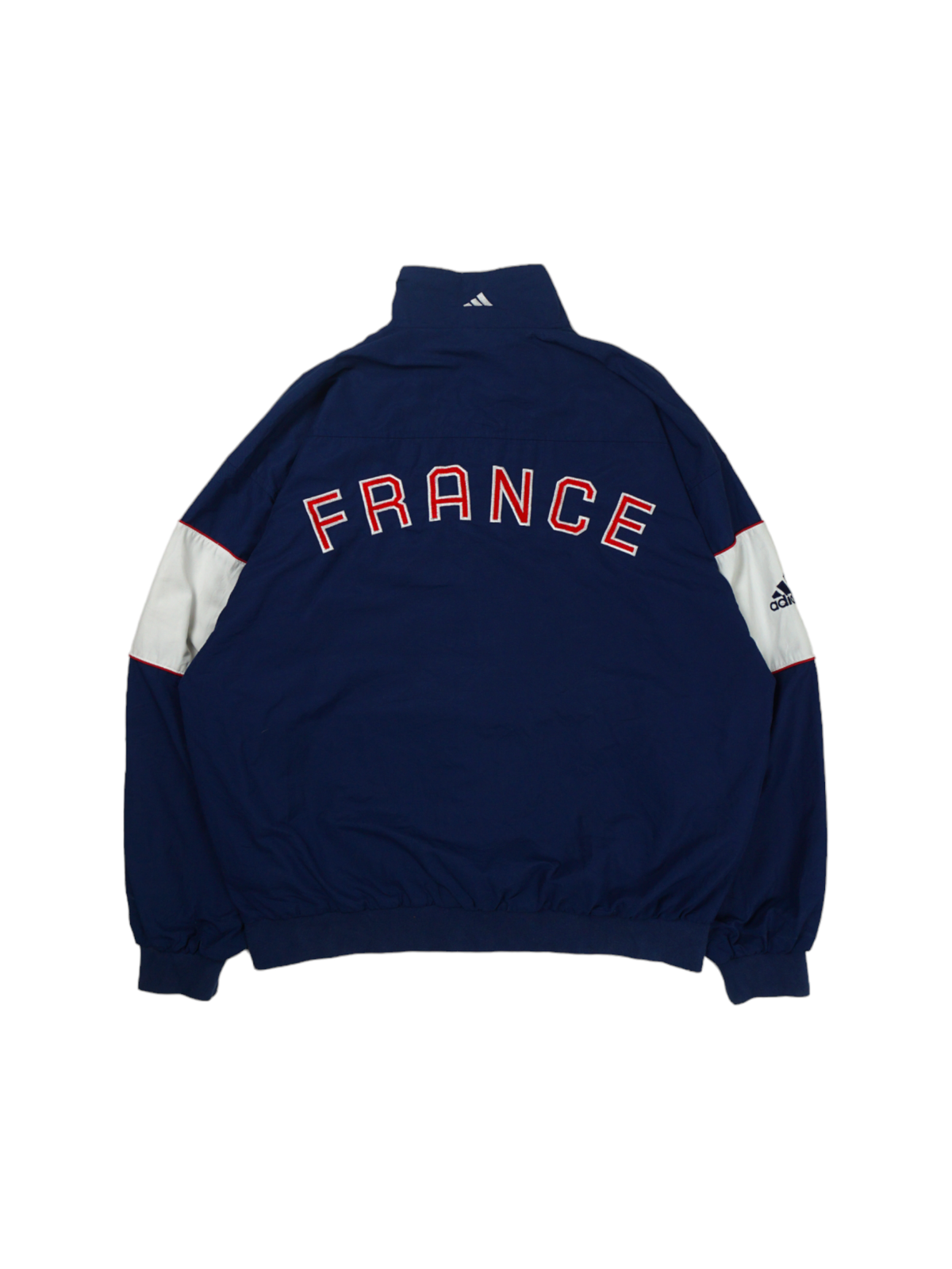 Vintage Adidas FFF France Blue Windbreaker