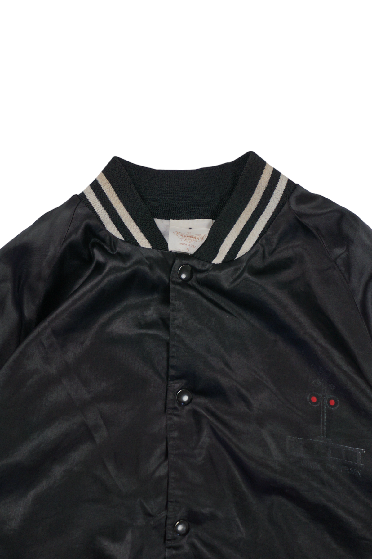 Vintage Aubura Black Varsity Jacket