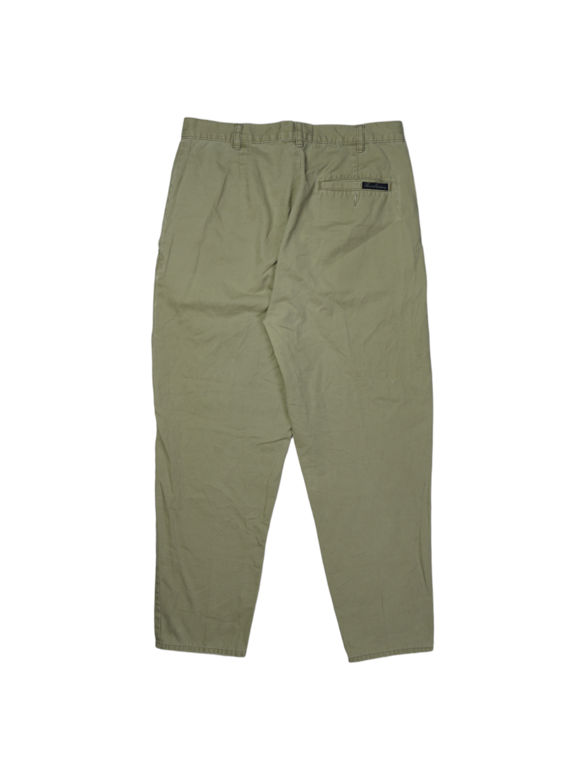 Vintage Thomas Burberry Pantalon Denim Khaki