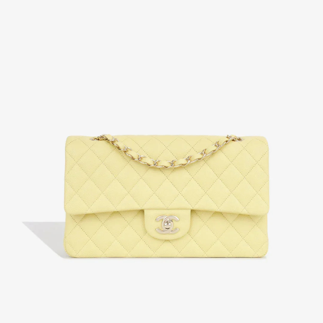 BUTTER YELLOW FLAP BAG