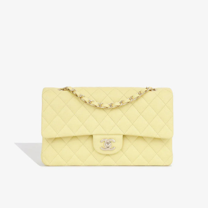 BUTTER YELLOW FLAP BAG