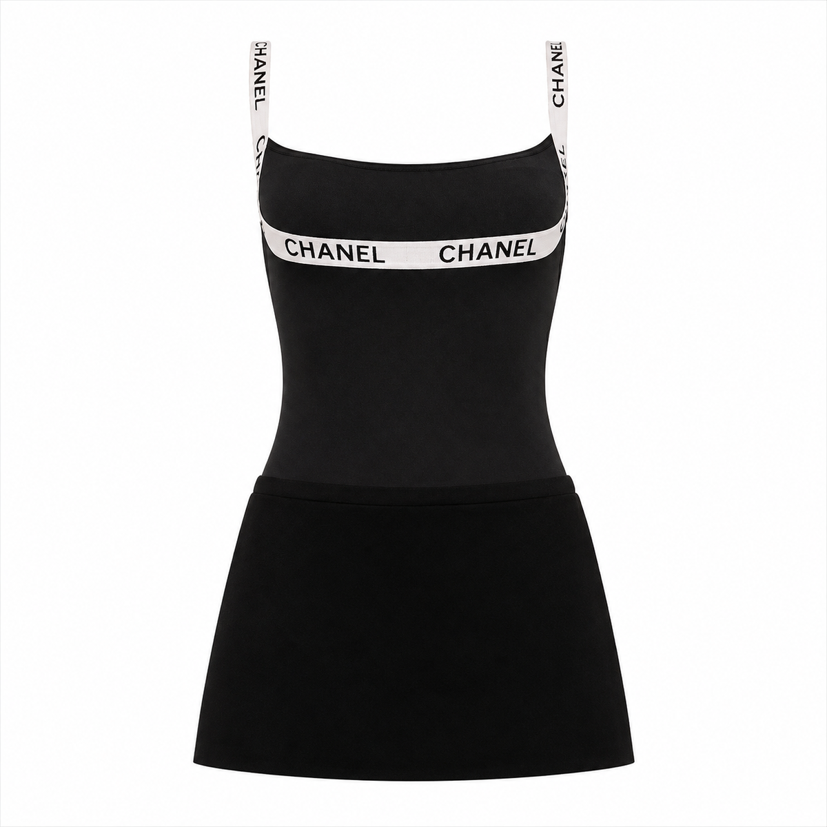 NEL WHITE STRAP DRESS
