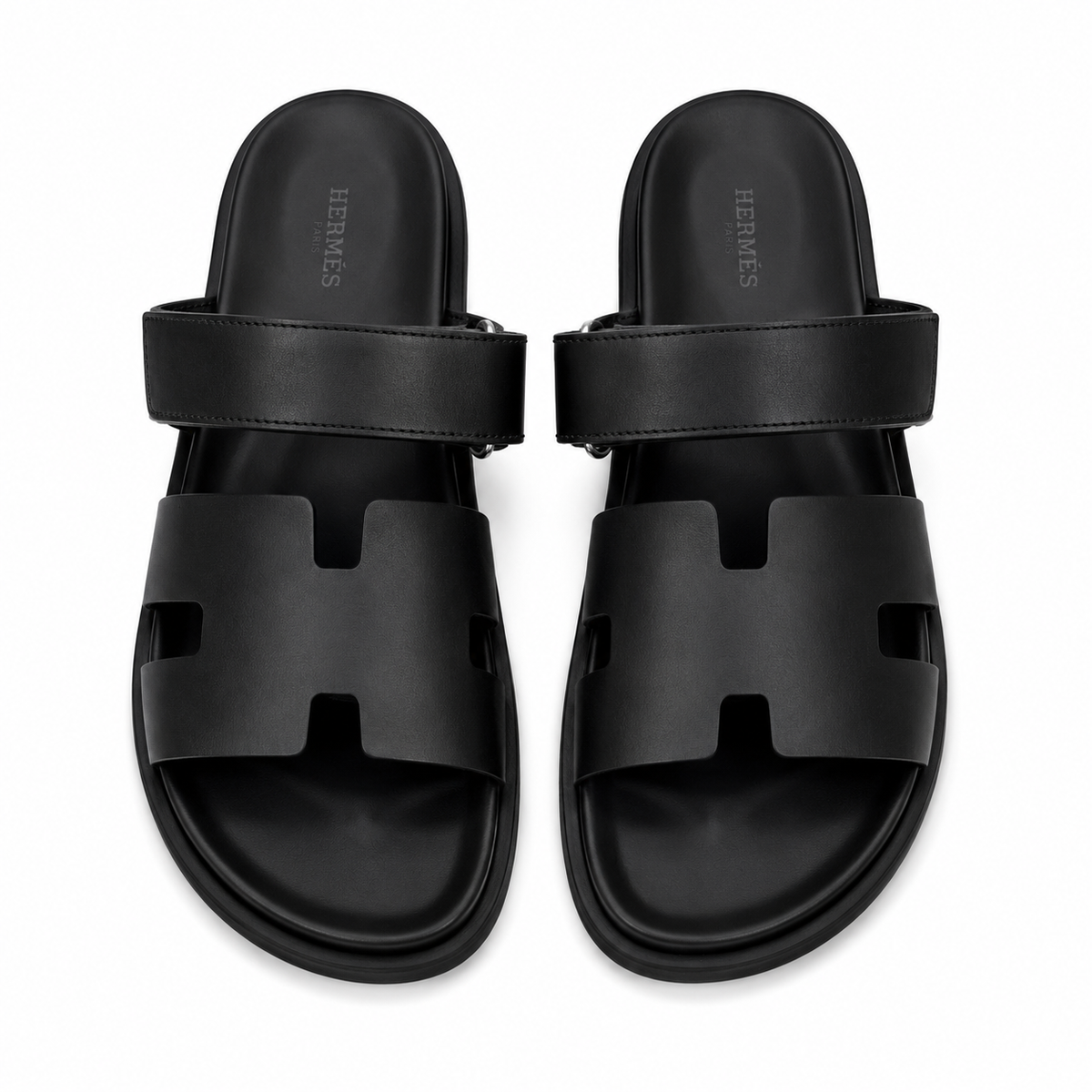 HER CHYPRA BLACK SANDALES