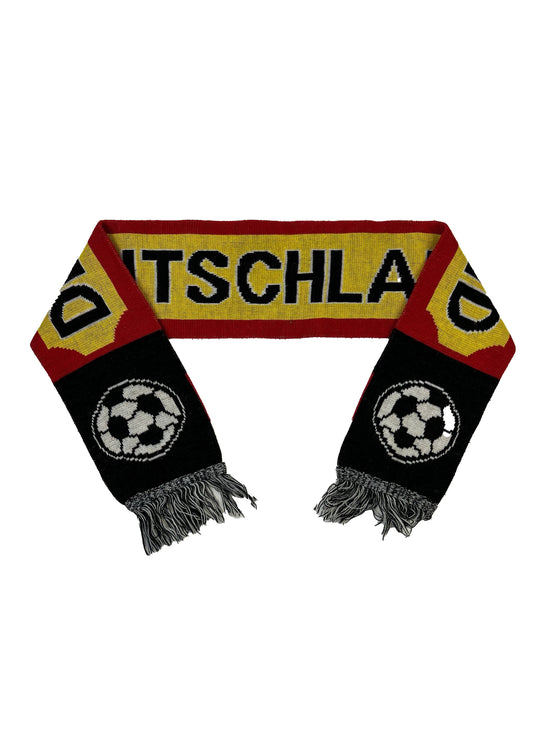 Vintage Deutschland Yellow/Red/Black Football Scarf