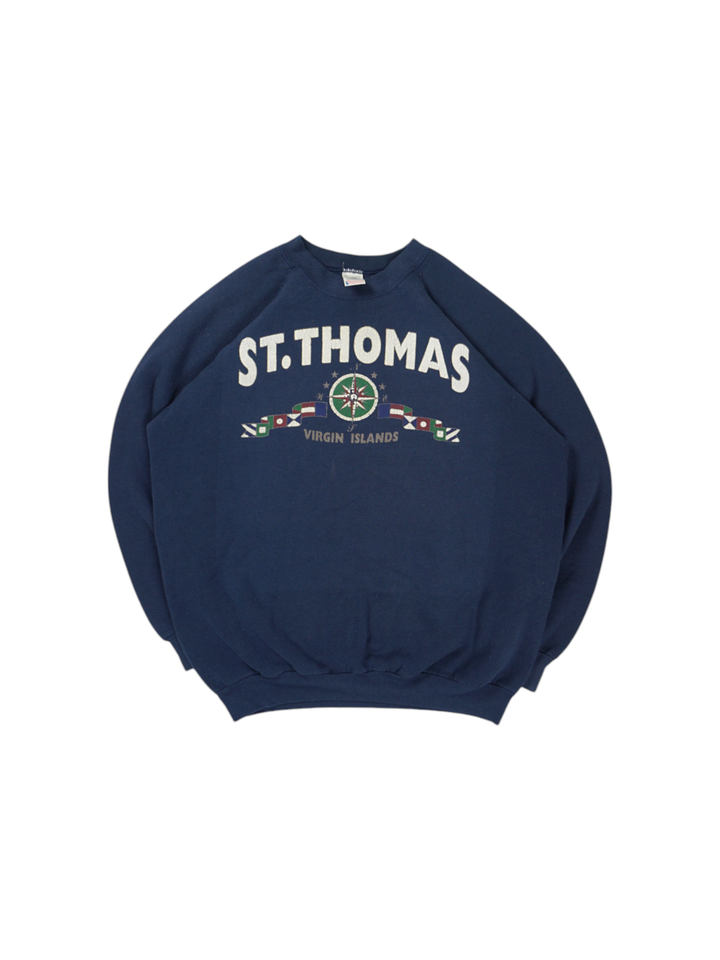 Vintage Fruit of the Loom Navy Sweatshirt