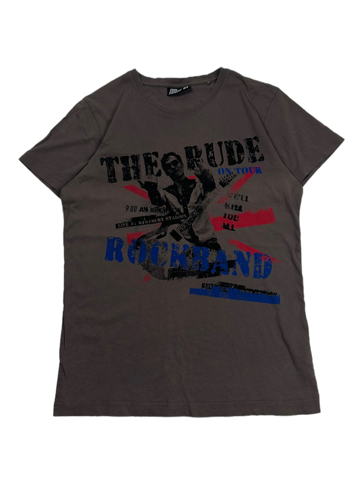 Vintage FSBN Fishbone The Rude Brown Printed T-Shirt