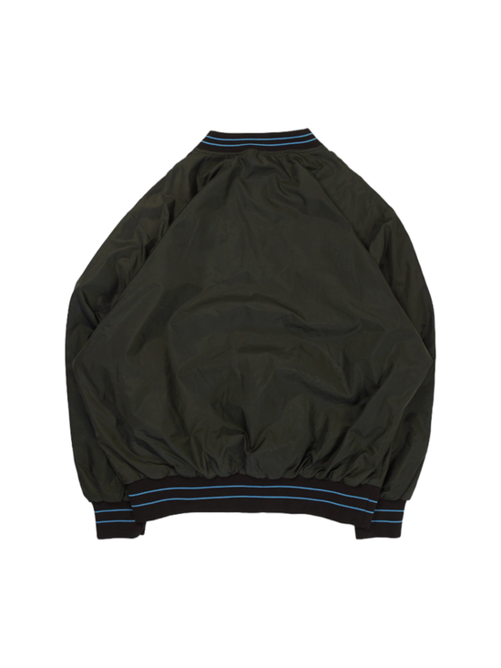 Vintage Game Green/Brown Varsity Pullover