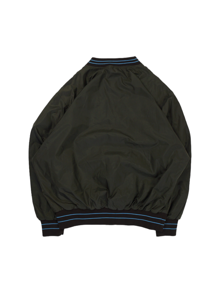 Vintage Game Green/Brown Varsity Pullover