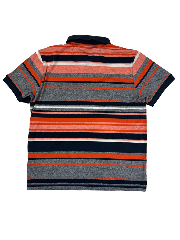 Vintage Hugo Boss Polo Orange Striped