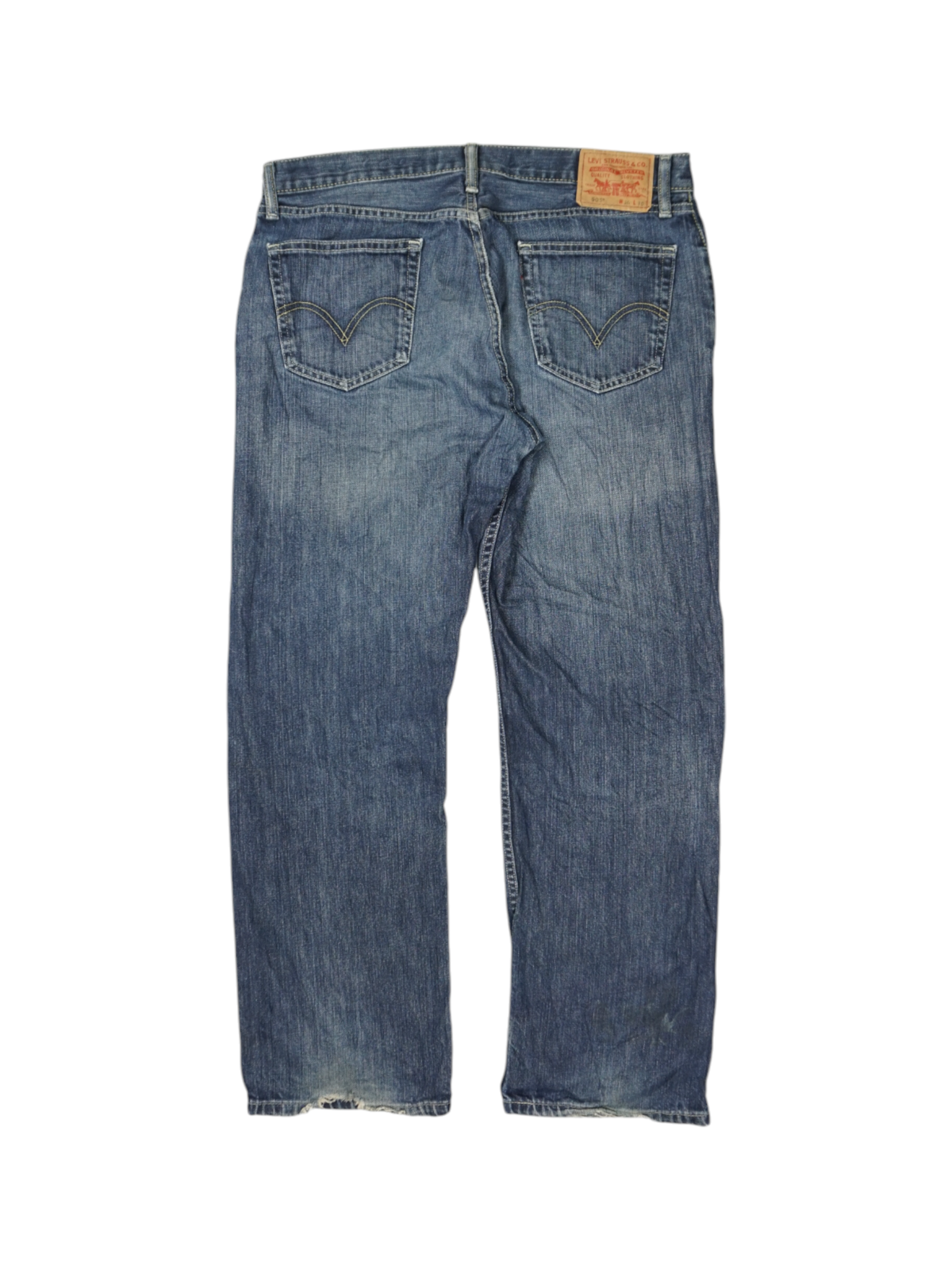Vintage Levi's 505 Straight Fit Jeans Dark Blue