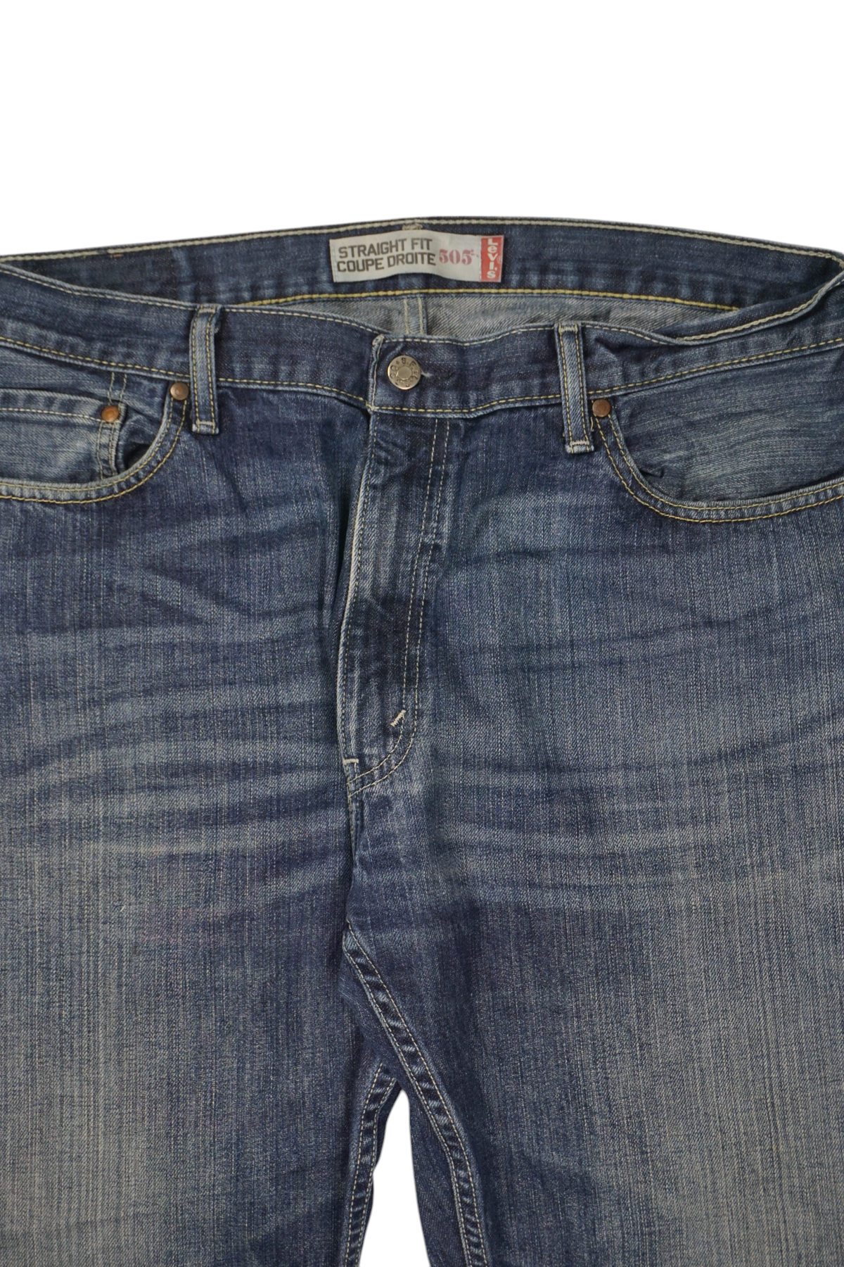 Vintage Levi's 505 Straight Fit Jeans Dark Blue