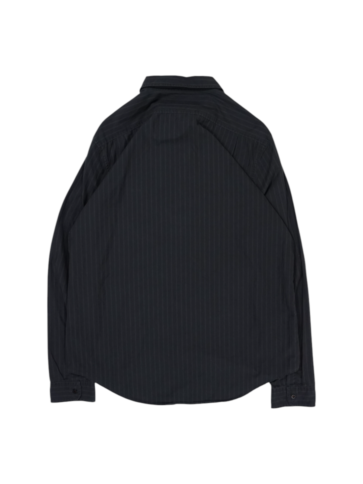 Vintage Ralph Lauren Black With Grey Stripes Shirt