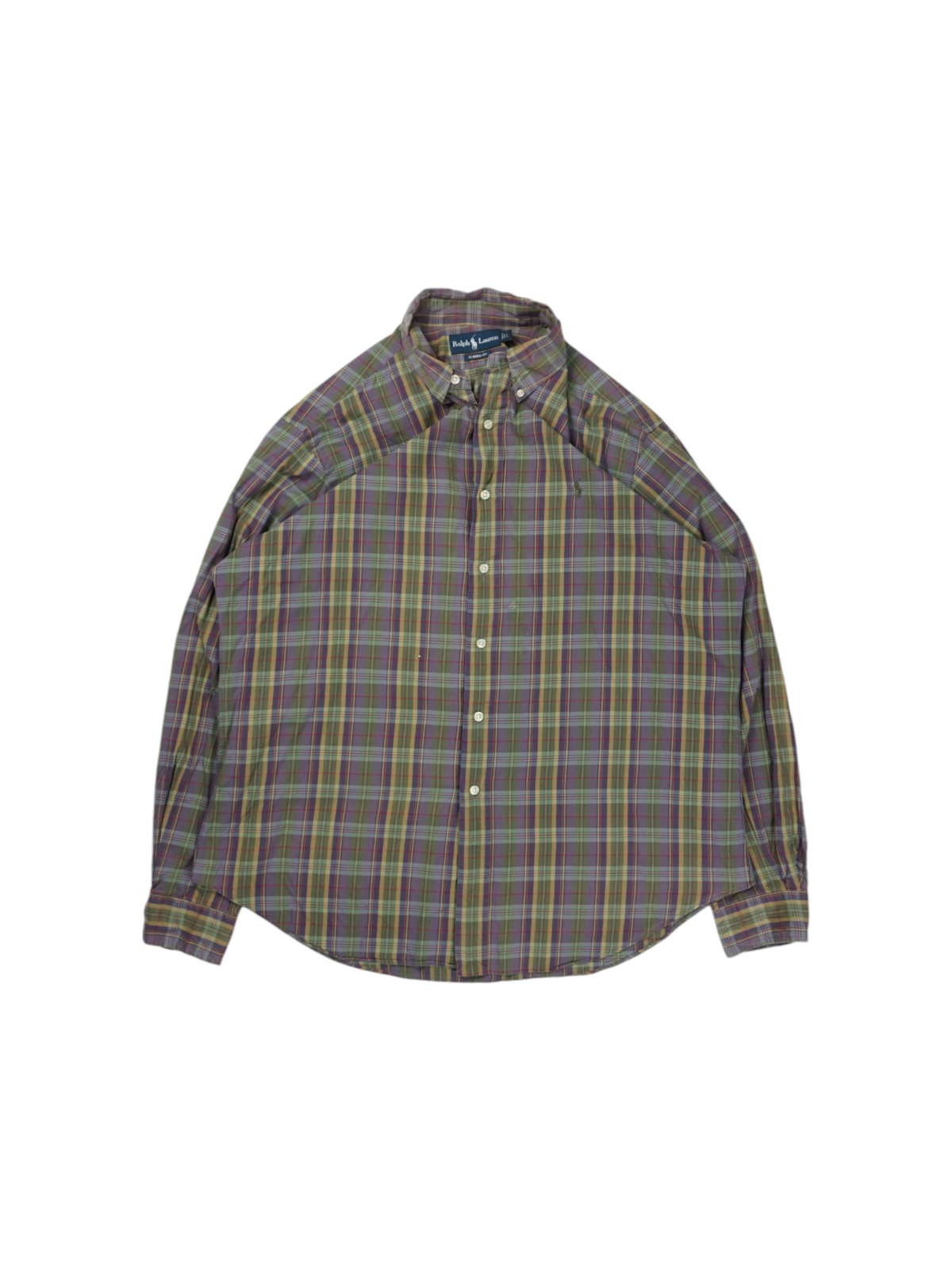 Vintage Ralph Lauren Purple Checkered Shirt