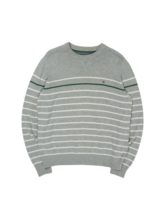 Vintage Tommy Hilfiger Grey Knit Sweater